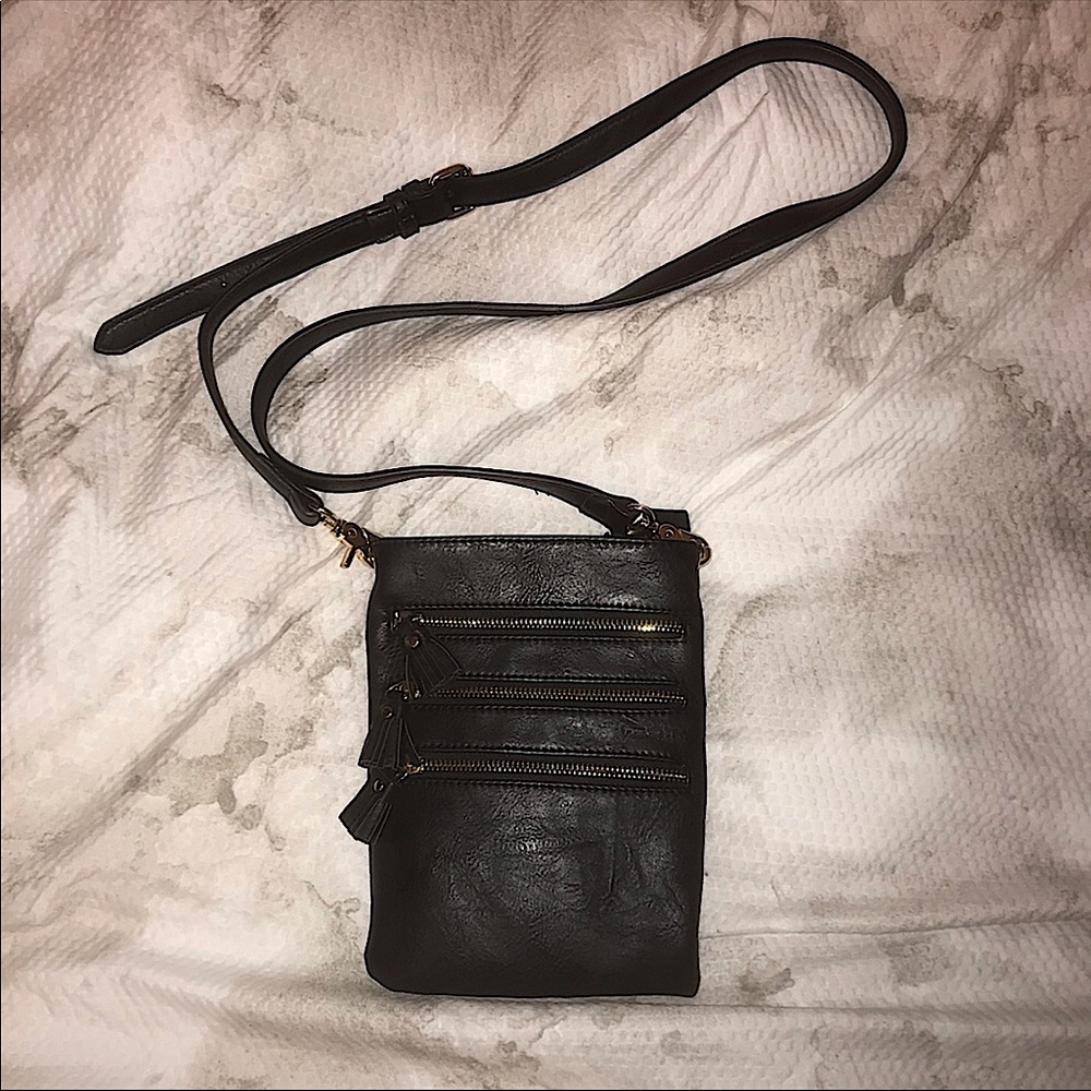 Mark & Hall Faux Leather Crossbody Bag